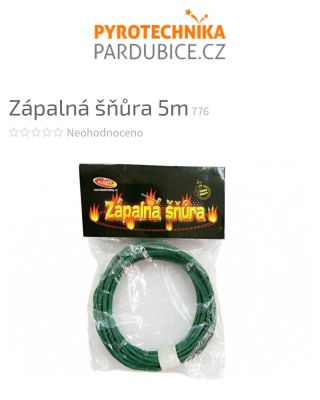 Nová sekce příslušenství nabídne zápalnou šňůru kterou si můžete spojit kompakty a pochodeň kterou tu zápalnou šňůru...